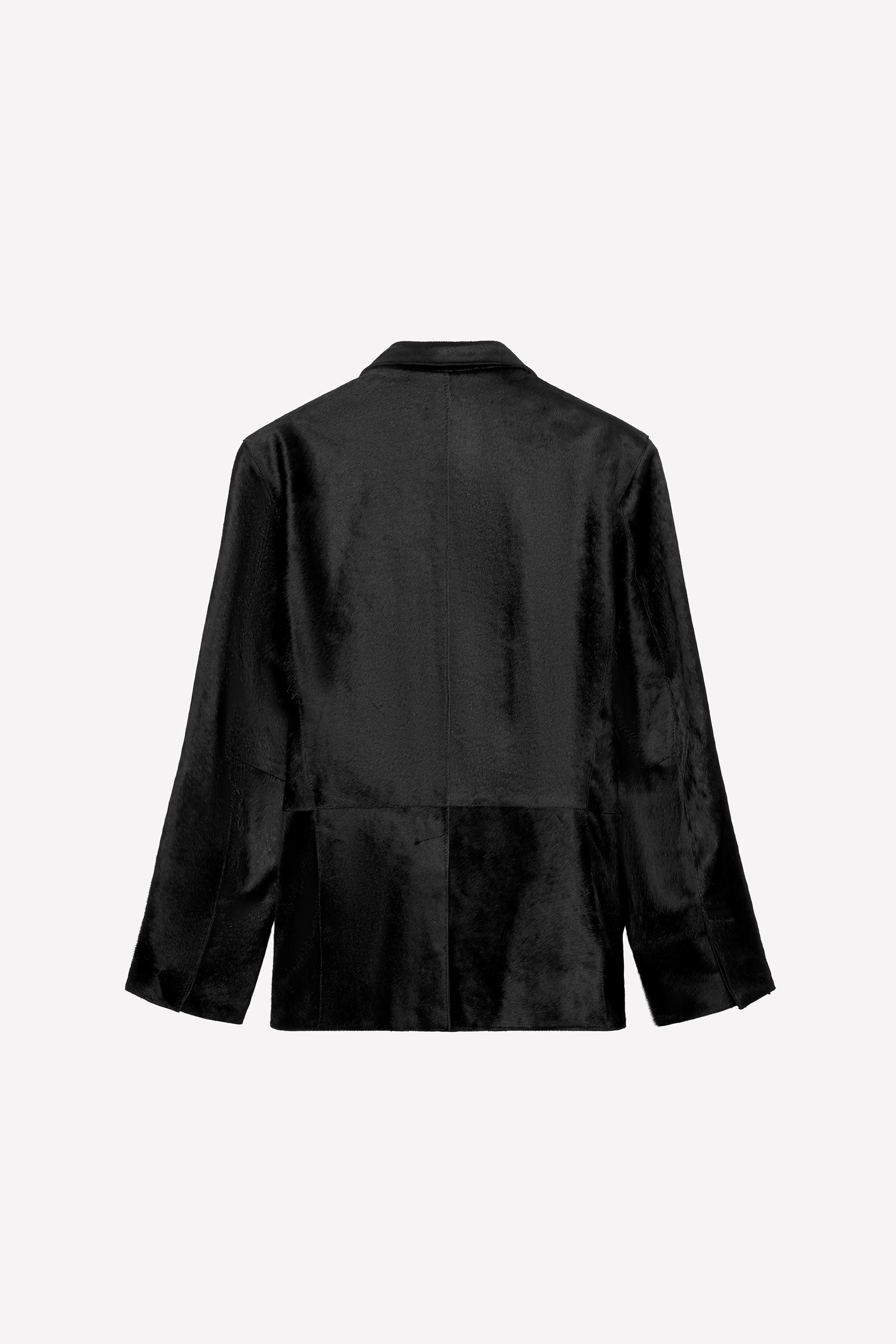 LEATHER FUR BLAZER LUDOVIC DE SAINT SERNIN x ZARA